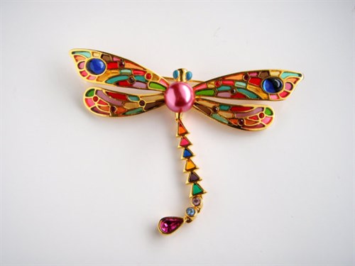 Брошь "Стрекоза" Joan Rivers