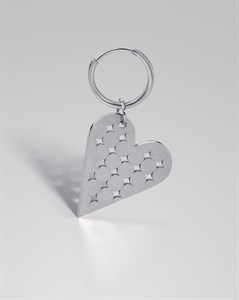 Моносерьга Pitted Heart alvaar Моносерьга Pitted Heart alvaar