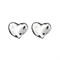 Серьги "UNO heart" Unode50