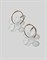 Серьги Hoops Flowers из коллекции "Sofia" alvaar