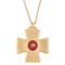 Кулон на цепи "Мальтийский крест" Robert Rose